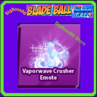 Vaporwave Crusher Emote - Blade Ball