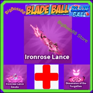 Ironrose Lance Full set - Blade Ball