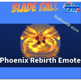 Phoenix Rebirth Emote - Blade Ball