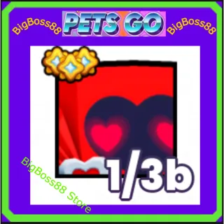 x2 Huge Valentine's Dominus - Pets go