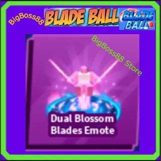 Dual Blossom Blades Emote - Blade Ball