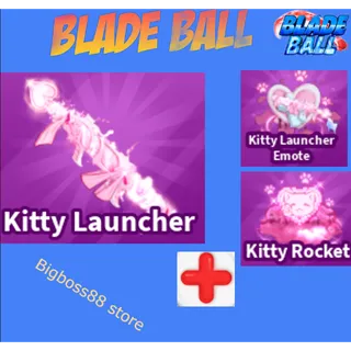Kitty Launcher Full set - Blade Ball