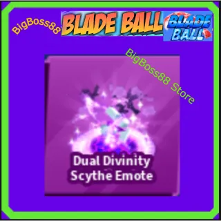 Dual Divinity Scythe Emote - Blade Ball