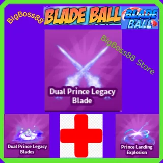 Dual Prince Legacy Blade full set - Blade Ball