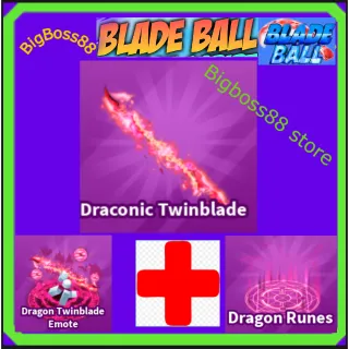 Draconic Twinblade Full set - Blade Ball