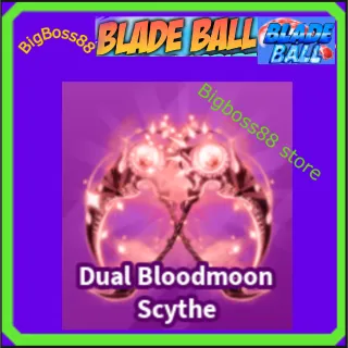 Dual Bloodmoon Scythe - Blade Ball