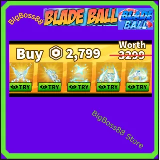 Gold Vanity Pack【2799R】- Blade Ball