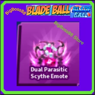 Dual Parasitic Scythe Emote - Blade Ball