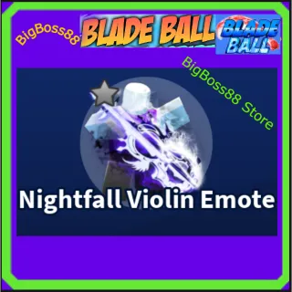 Nightfall Violin Emote - Blade Ball