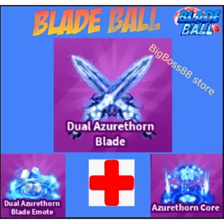 Dual Azurethorn Blade Full Set - Blade Ball