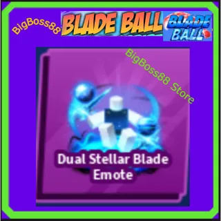 Dual Stellar Blade Emote - Blade Ball