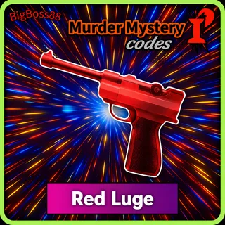 x3 Red Luger - Murder Mystery 2 / MM2