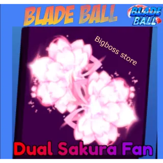 Dual Sakura Fan - Blade Ball