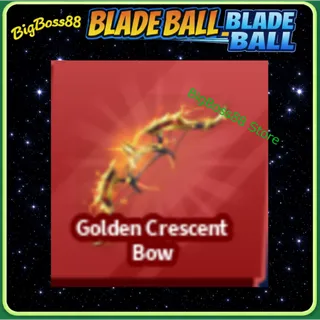 Golden Crescent Bow - Blade Ball