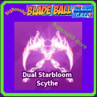 Dual Starbloom Scythe - Blade Ball