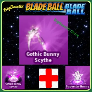Gothic Bunny Scythe Full set - Blade Ball