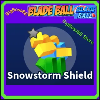 Snowstorm Shield Emote - Blade Ball