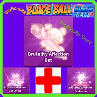 Brutality Affection Bat Full set - Blade Ball