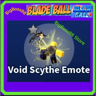 Void Scythe Emote - Blade Ball