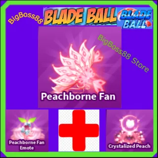 Peachborne Fan Full set - Blade Ball