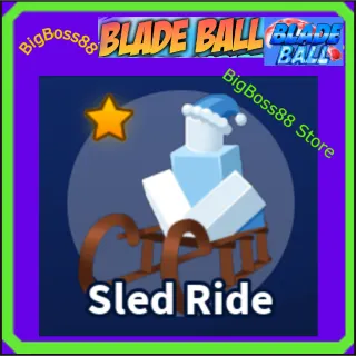 Sled Ride Emote - Blade Ball