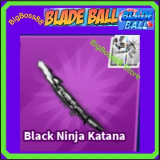Black Ninja Katana Finisher - Blade Ball