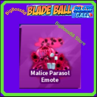 Malice Parasol Emote - Blade Ball