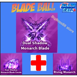Dual Shadow Monarch Blade Full set - Blade Ball