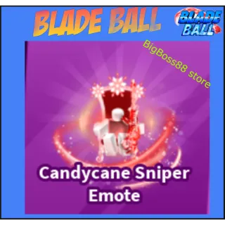 Candycane Sniper Emote - Blade ball