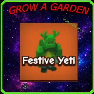 Festive Yeti - Grow A Garden