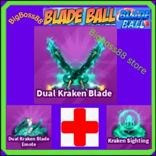 Dual Kraken Blade Full set - Blade Ball