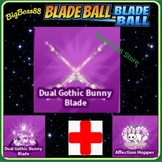 Dual Gothic Bunny Blade Full set - Blade Ball