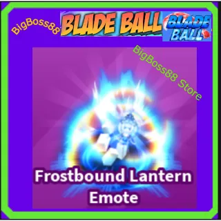 Frostbound Lantern Emote - Blade Ball