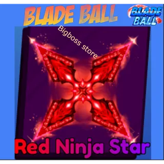 Red Ninja Star - Blade Ball