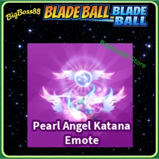 Pearl Angel Katana Emote - Blade Ball