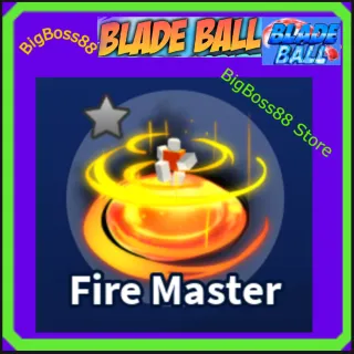 Fire Master Emote - Blade Ball
