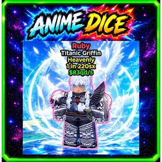 Unit Ruby, Titanic Griffin Heavenly, 1 in 220sx, $83qds - Anime Dice