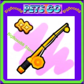 Golden Fishing Rod - Pets go