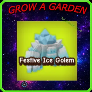 Festive Ice Golem - Grow A Garden