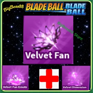 Velvet Fan Full set - Blade Ball