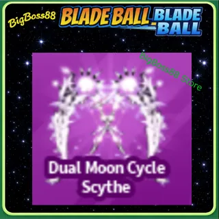 Dual Moon Cycle Scythe - Blade Ball