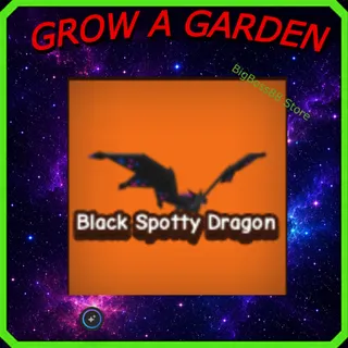Black Spotty Dragon - Grow A Garden