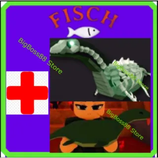 Skeletal Nessie + Baby Nessie - Fisch