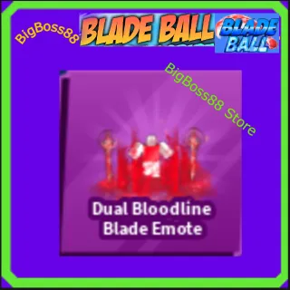 Dual Bloodline Blade Emote - Blade Ball