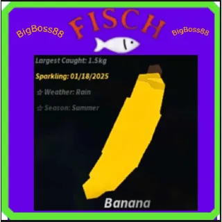 x2 BANANA - Fisch