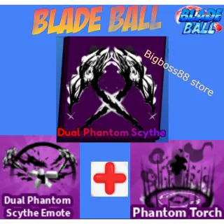 Dual Phantom Scythe Full set - Blade Ball