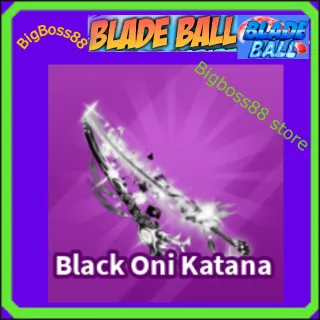 Black Oni Katana - Blade Ball