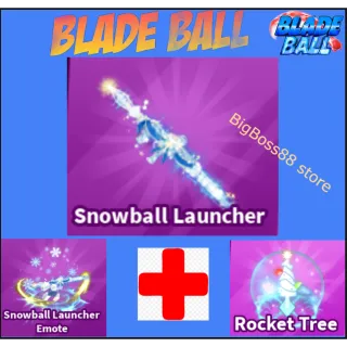 Snowball Launcher Full set - Blade Ball