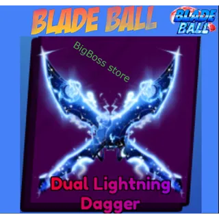 Dual Lightning Dagger - Blade Ball