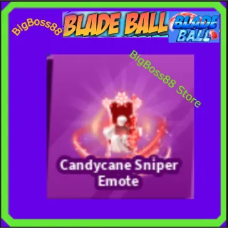 Candycane Sniper Emote - Blade Ball
